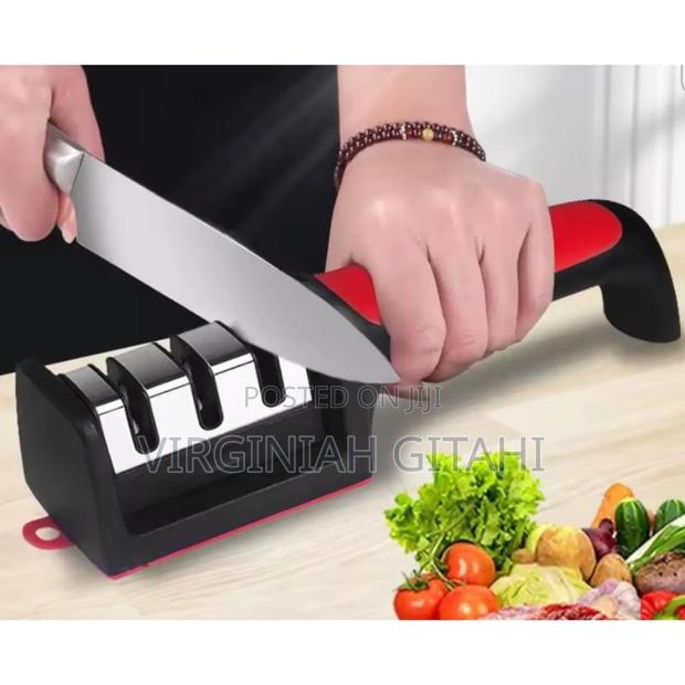 Stainless Steel Knife Sharpener Material Abs And Stainless Steel