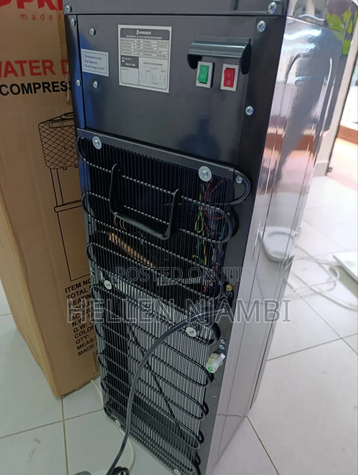 Premier 3 Tap Water Dispenser With Compressor Cooling