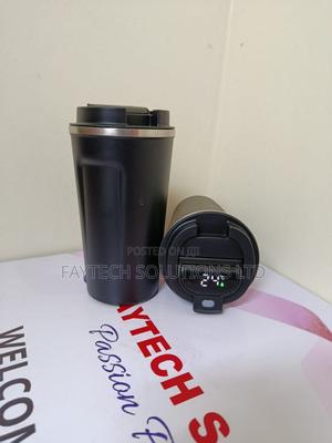 Digital Stainless Steel Coffee Mug - main view