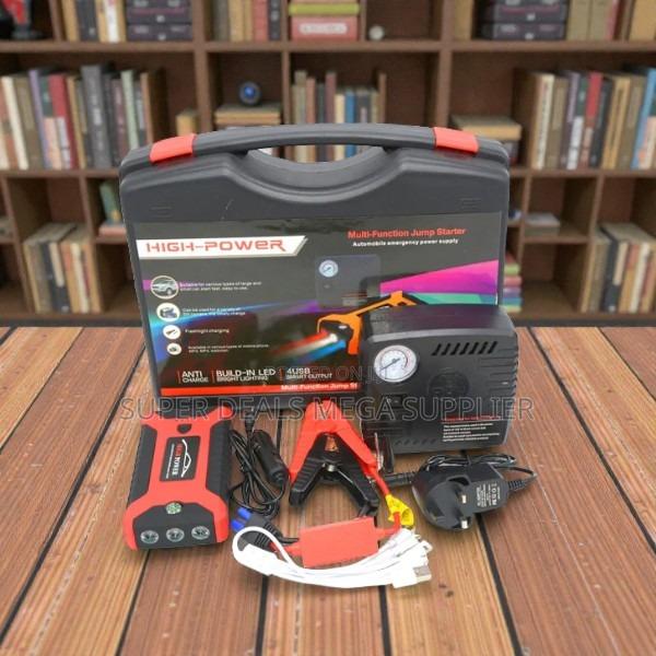 Best Performance 99800mah Car Jump Starter Air Compressor Pump