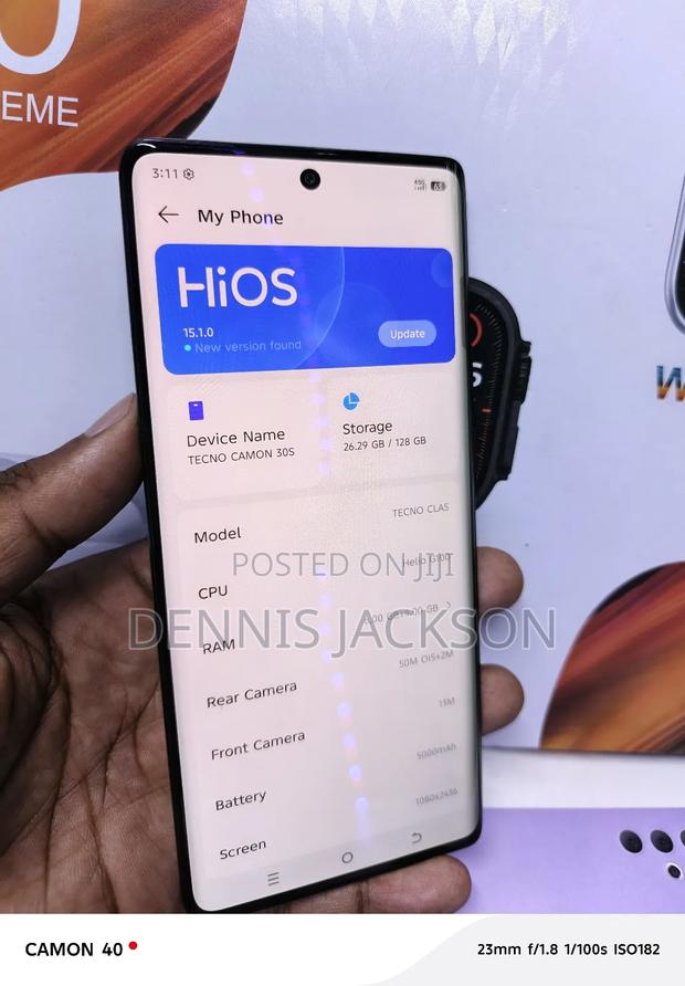 Tecno Camon 30S 128 GB Black - thumbnail 4