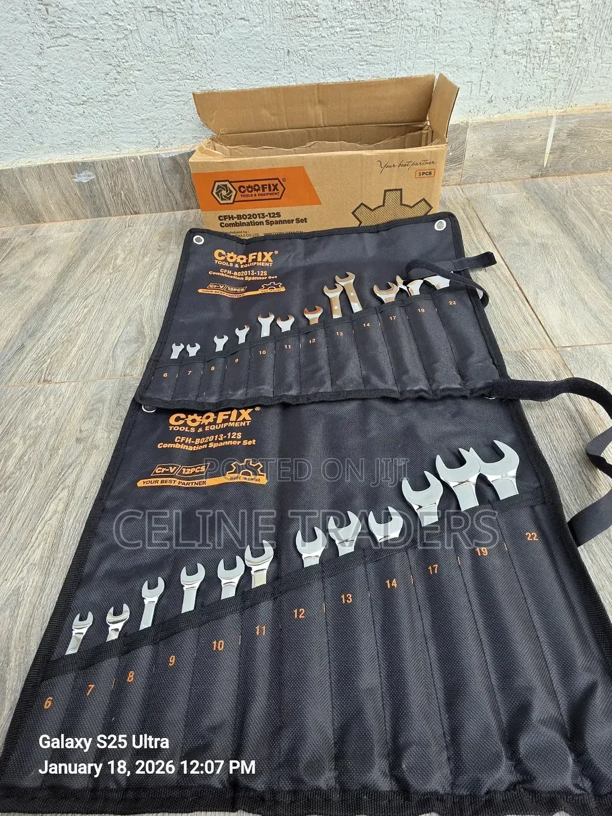 Coofix CFH-B02013-125 Combination Spanner Set.
