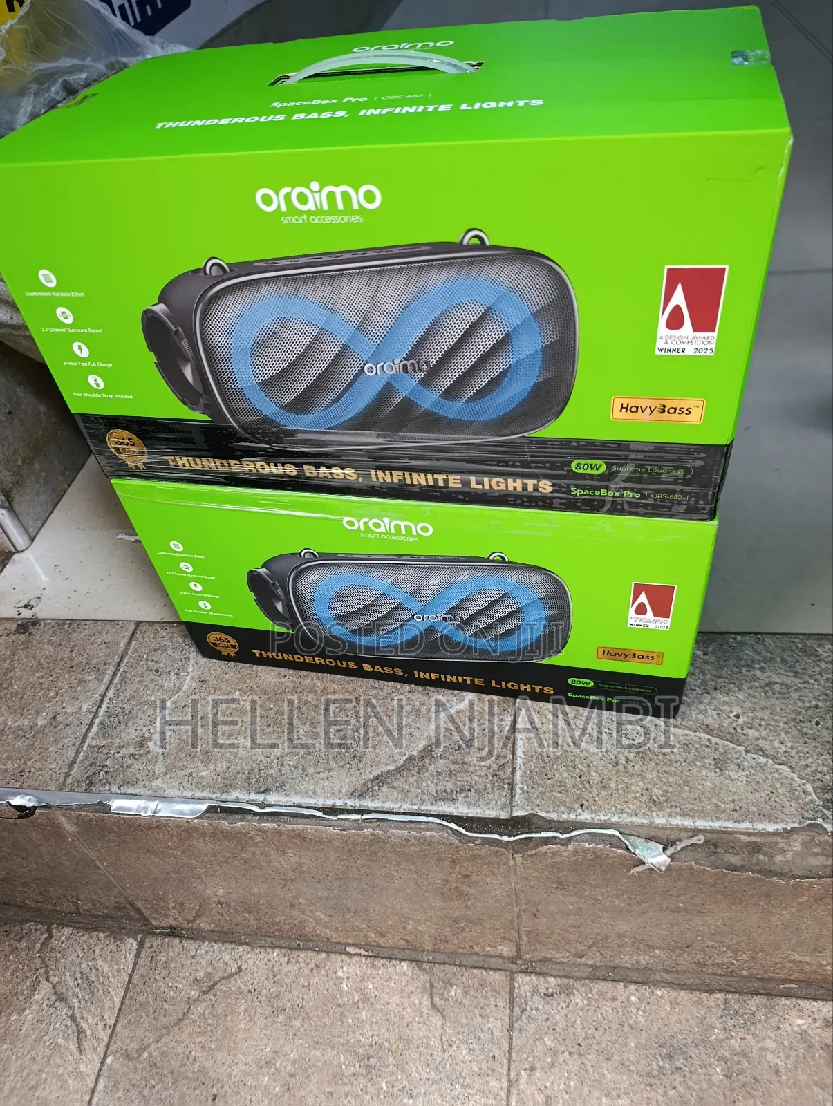 Oraimo Spacebox Pro Obs-682 Wireless Speaker