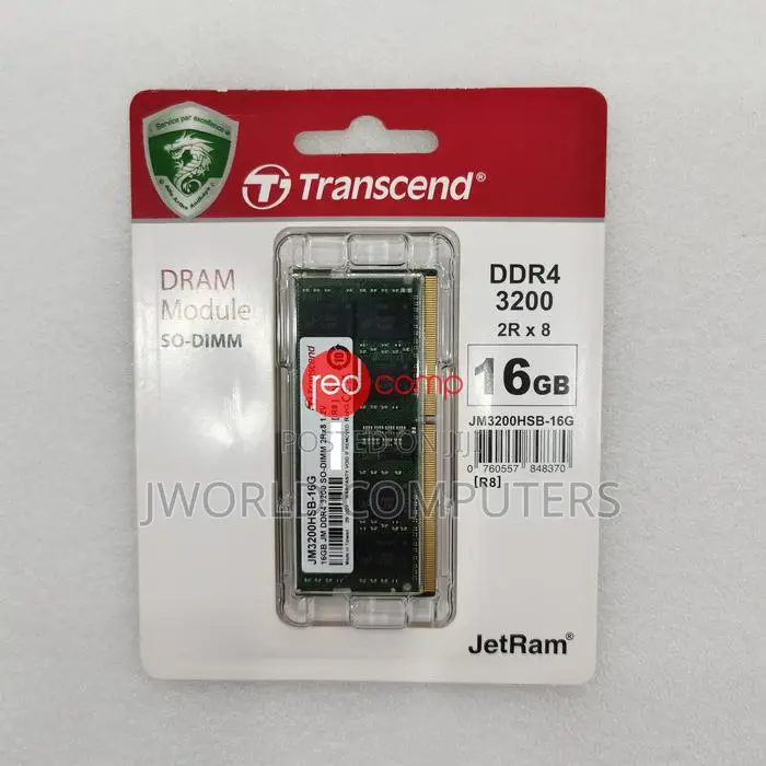 Transcend Desktop Ram Ddr4 16gb 3200