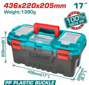 Total Tpbx0171 17" Plastic Tool Box