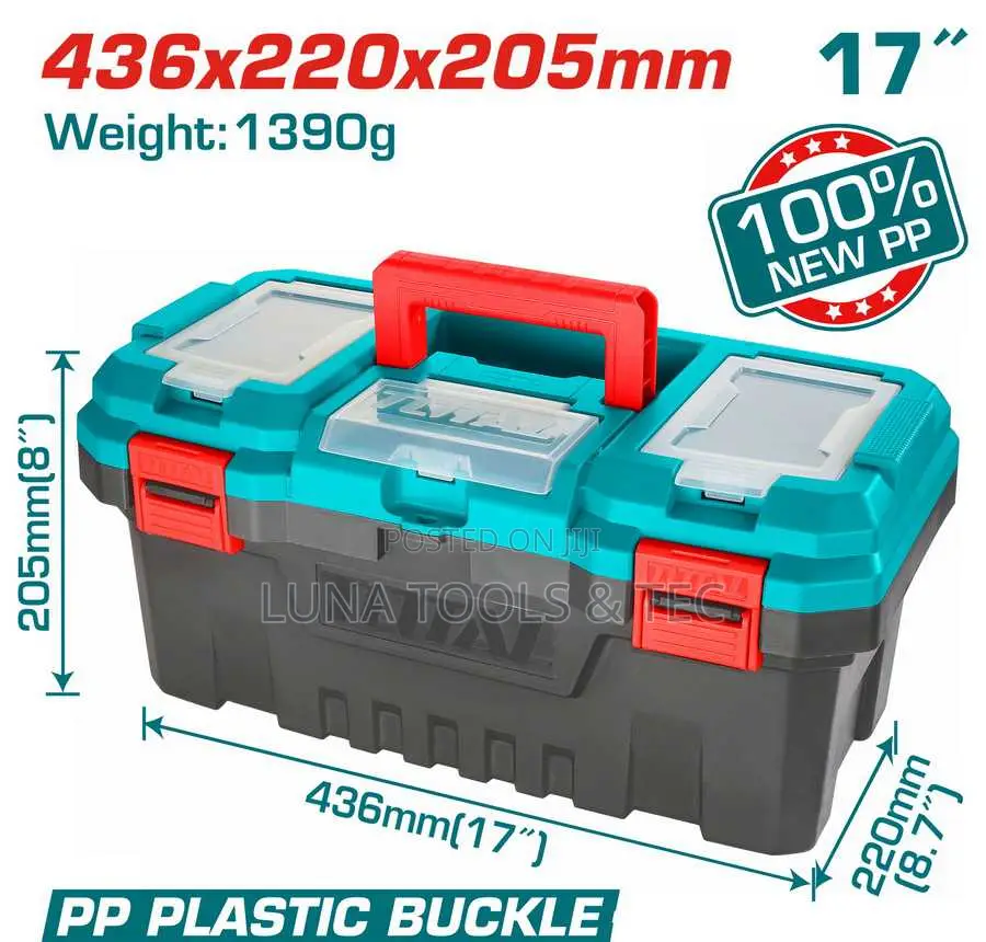 Total Tpbx0171 17" Plastic Tool Box