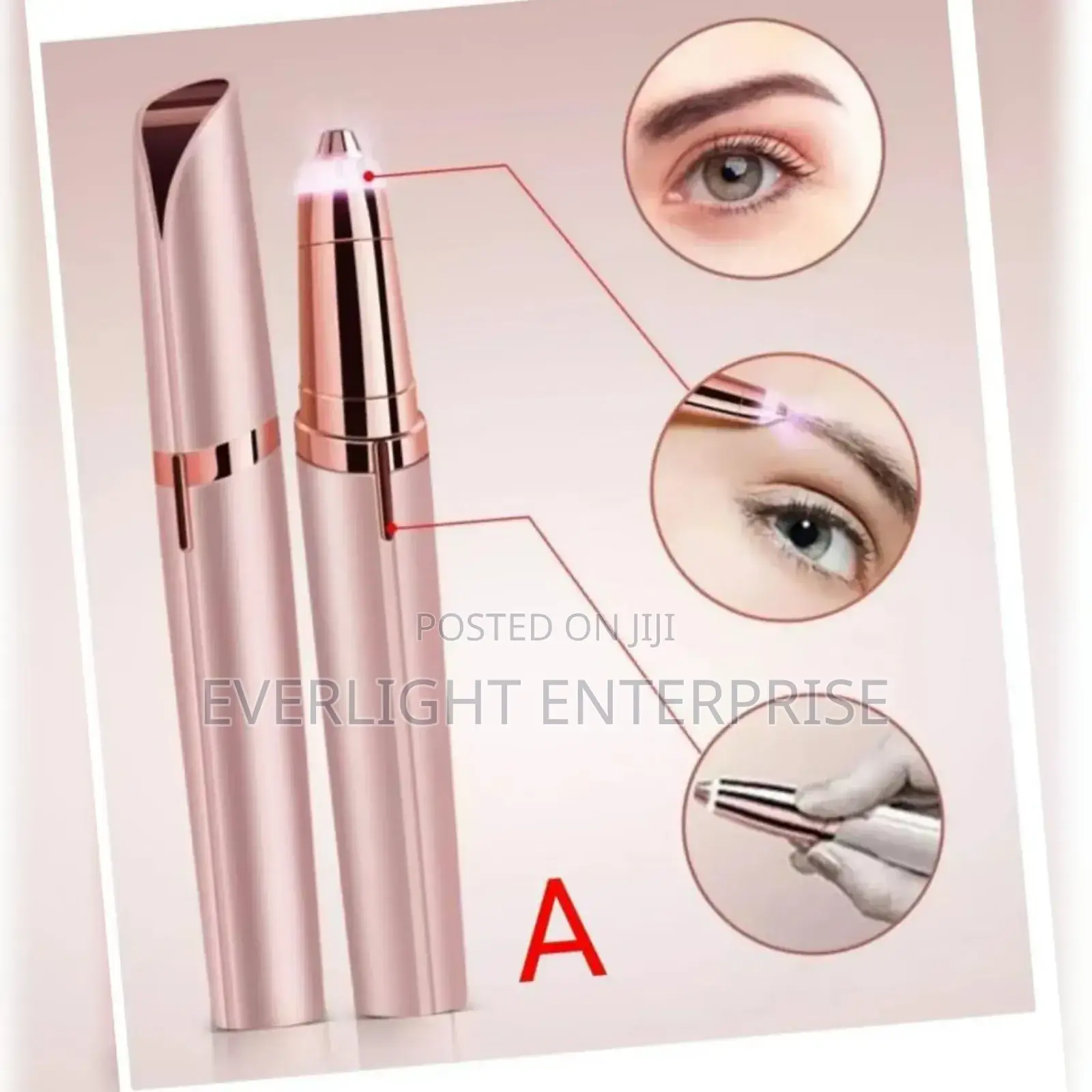 Battery Powered Flawless Facial Hair Shaver and Eye Brow Shaper