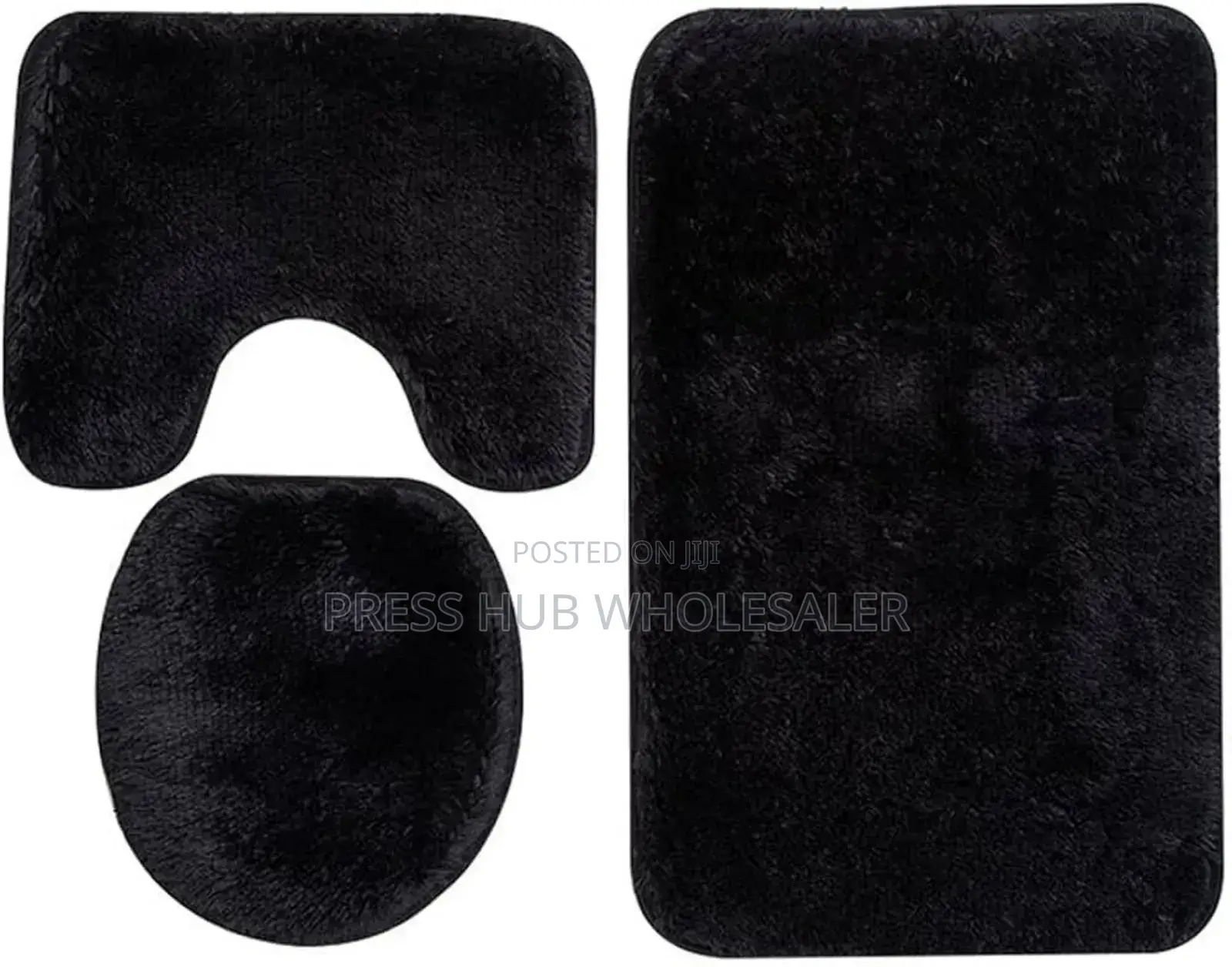 -Piece Non-Slip Bathroom Mat Set 