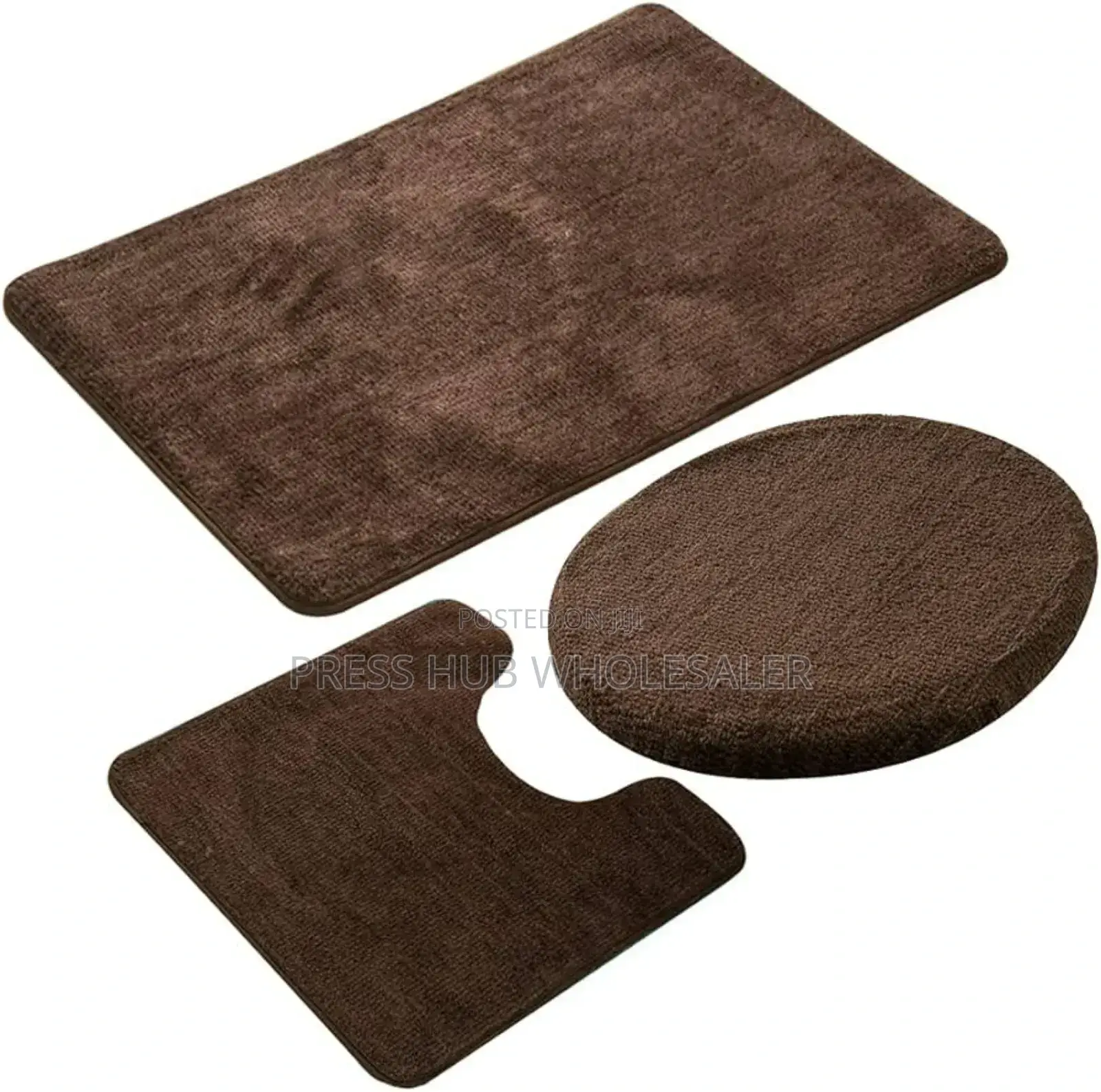 3in1-Piece Non-Slip Bathroom Mat Set 