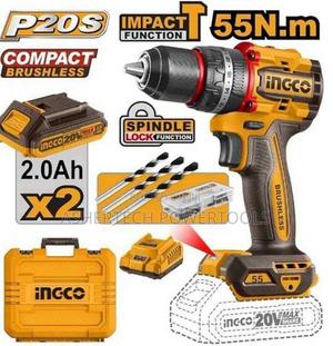 Ingco Cidli20558 Compact Brushless Cordless Impact Drill 55nm - thumbnail 2