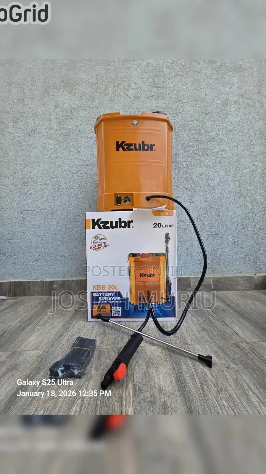 Kzubr KBS-20l Battery Sprayer