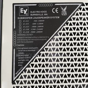 Ev Usa 15" Monitor Professional Speaker