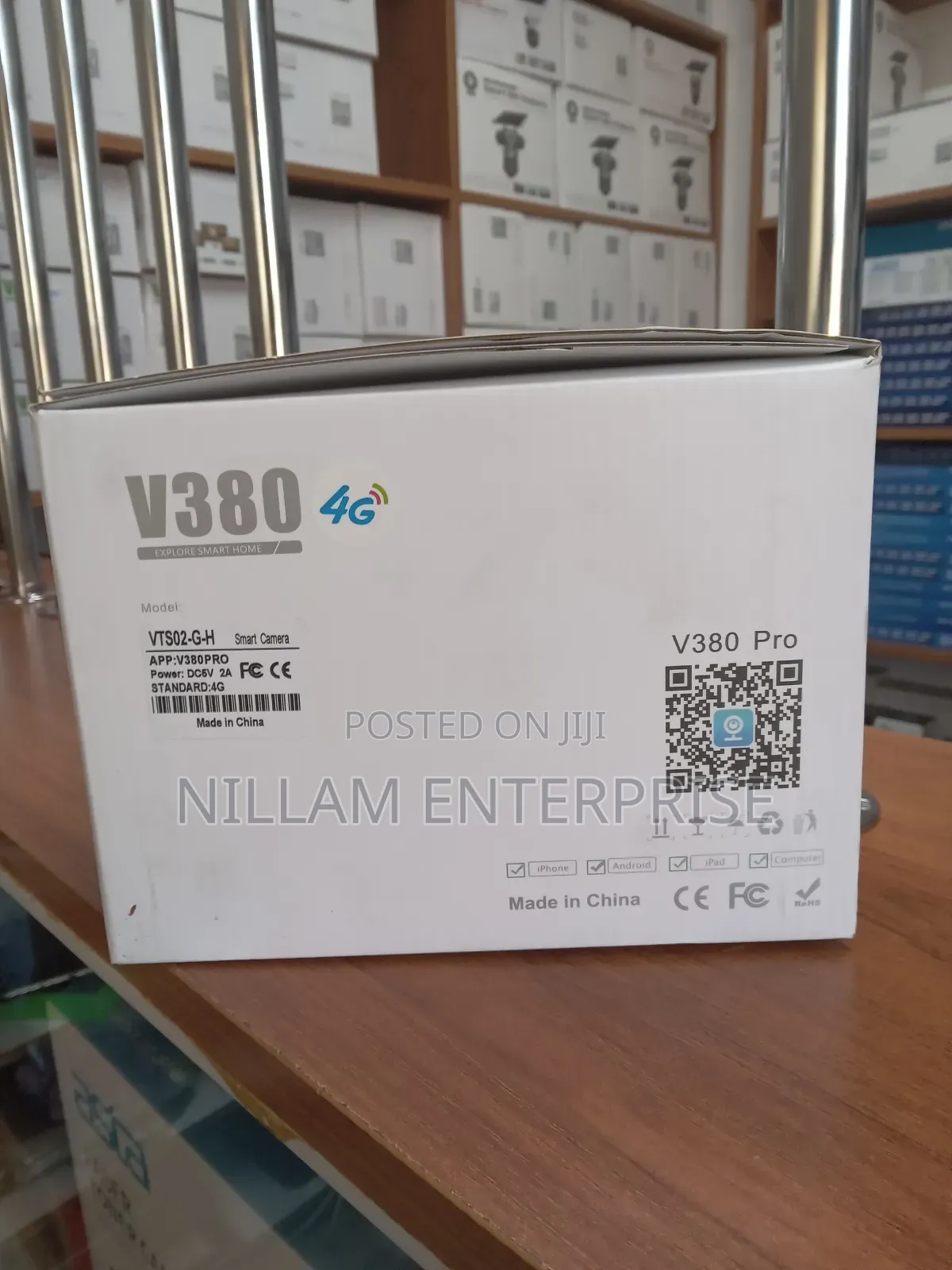 V380 Pro Dual Lenses Outdoor Wireless 4g Wifi Camera