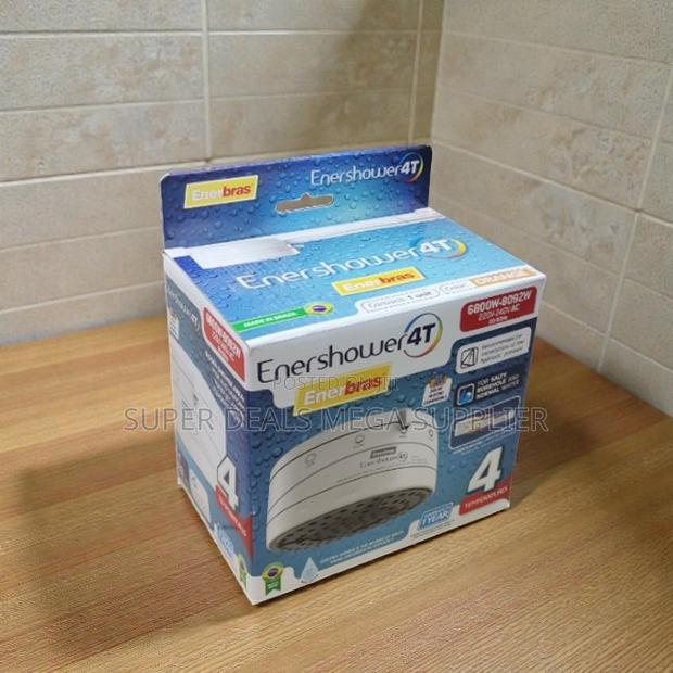 Enerbras Enershower 4t Plug and Play Instant Shower Head Heater