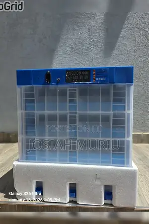 256 Eggs Incubator 
Ac/Dc