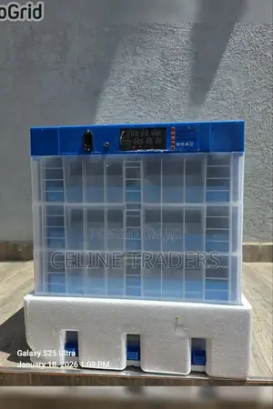 256 Eggs Incubator 
Ac/Dc
