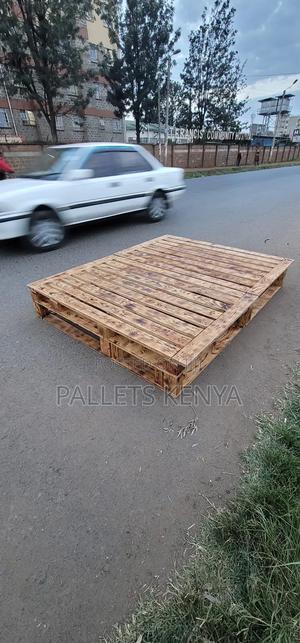 Minimalist 5×6ft Pallet Bed -stylish.B09 - thumbnail 2