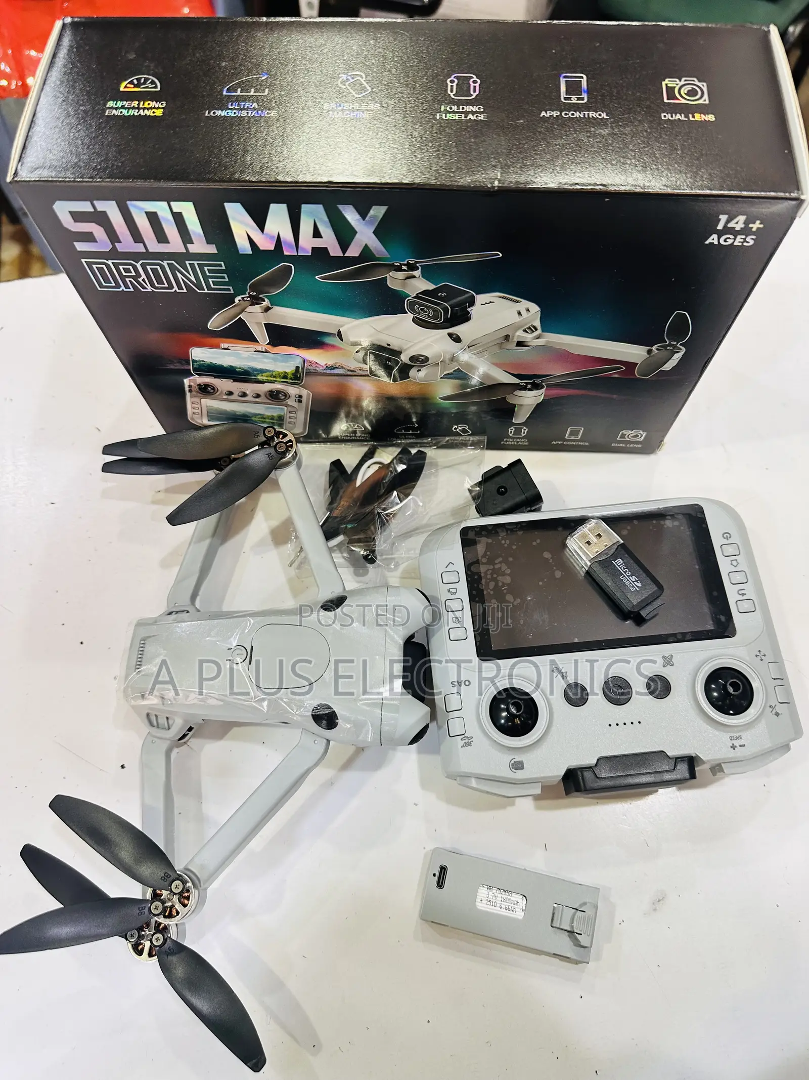 S101 Drone Double Camera With Screen – Hd Aerial Photography Drone