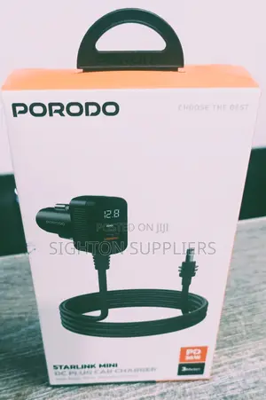 Porodo Starlink Mini Dc Plug Car Charger