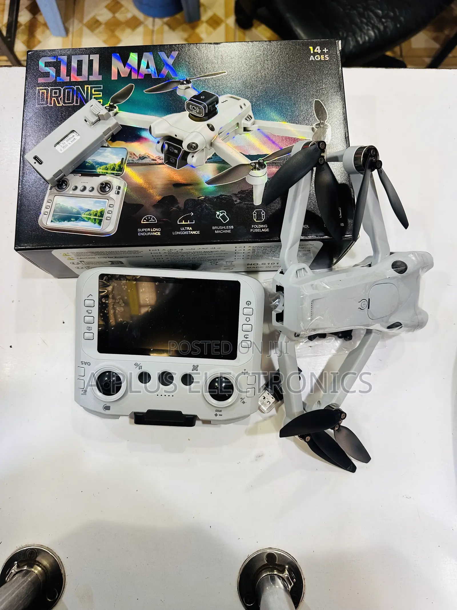 S101 Drone Double Camera With Screen – Hd Camera Drone for Beginners