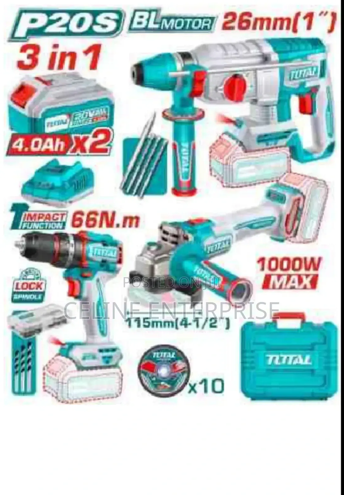 Cordless 3 PCS Combo Kit V