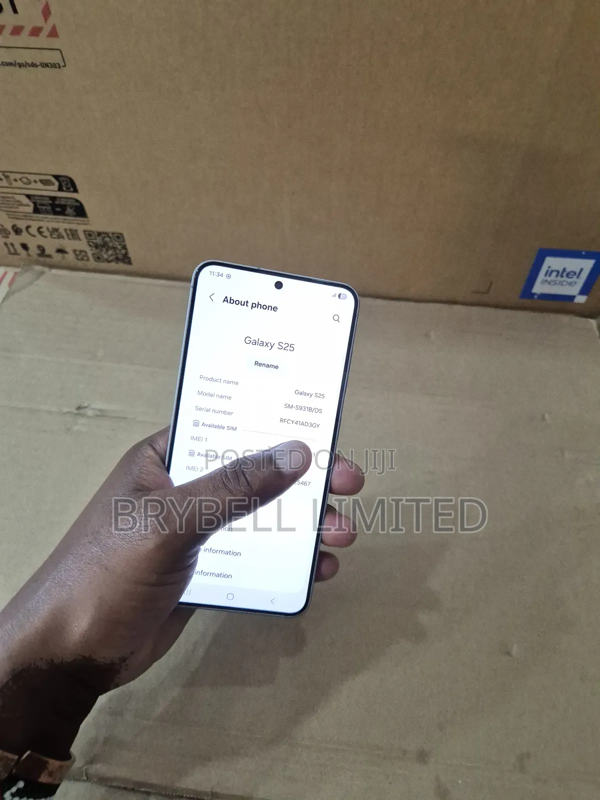 Samsung Galaxy S25 256 GB Gray