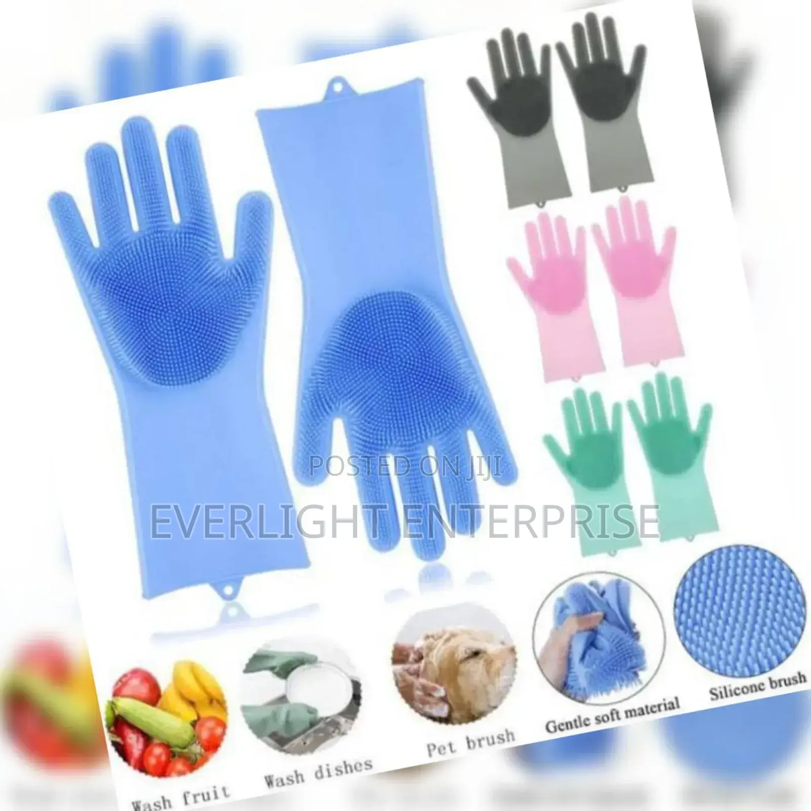Silicone Washing Gloves
