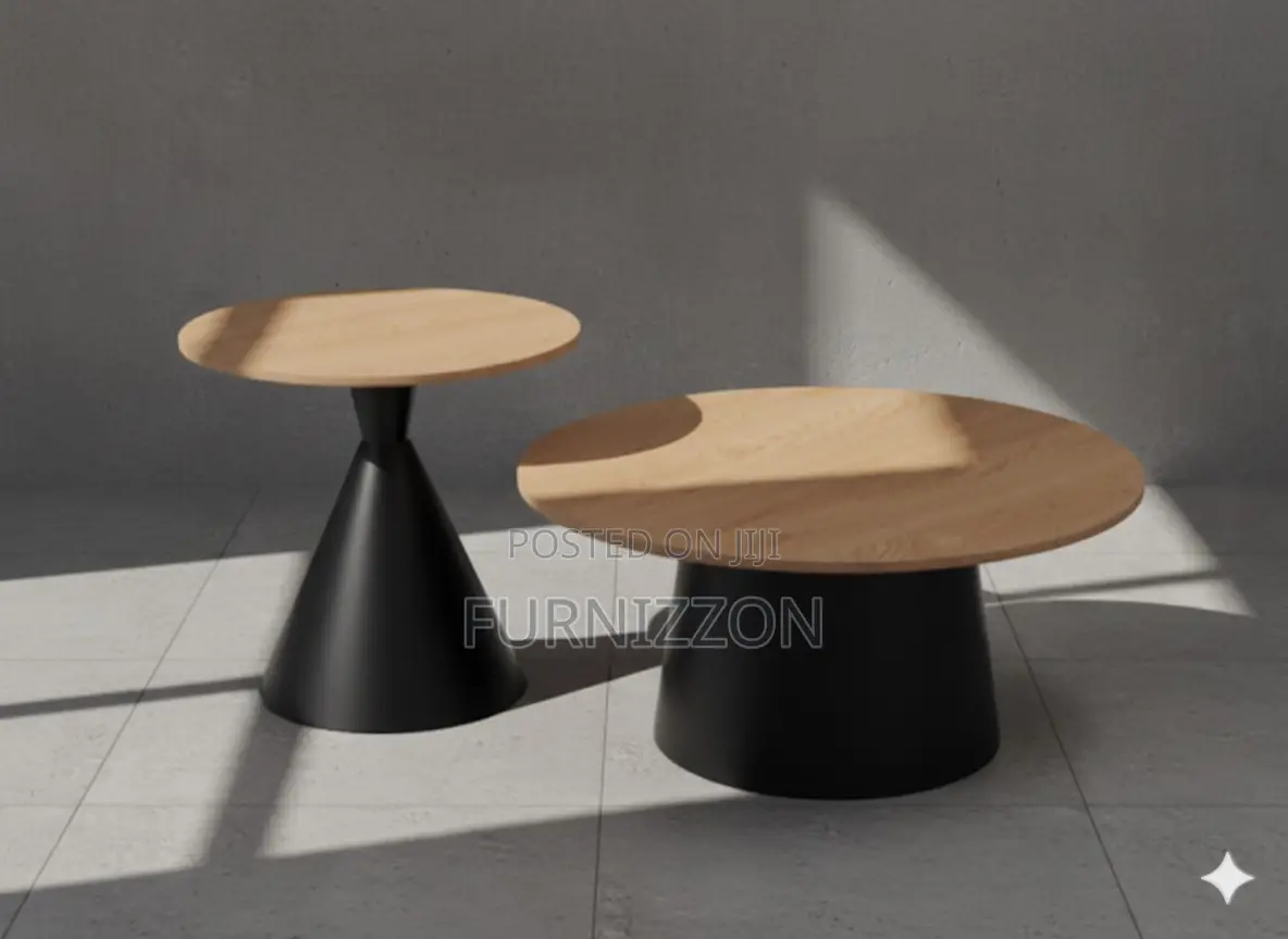 Modern Wooden Top Coffee Table Set for 2026