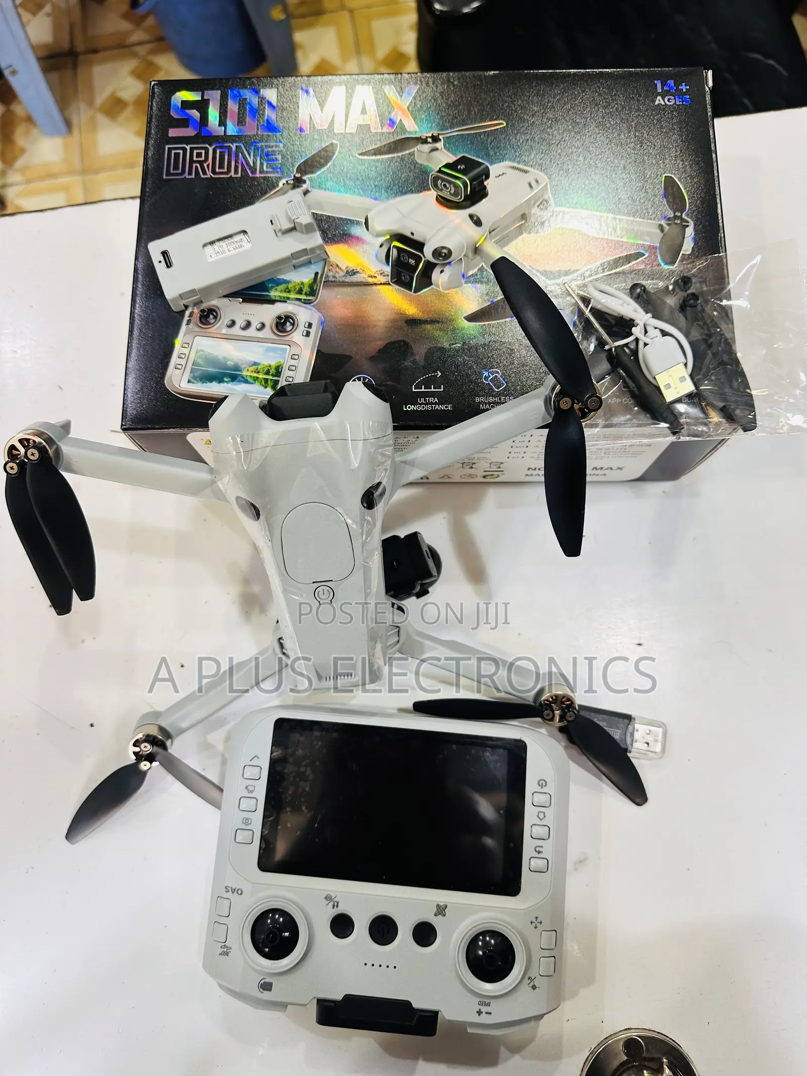 S101 Drone Double Camera With Screen – Stable Flight Hd Video Drone