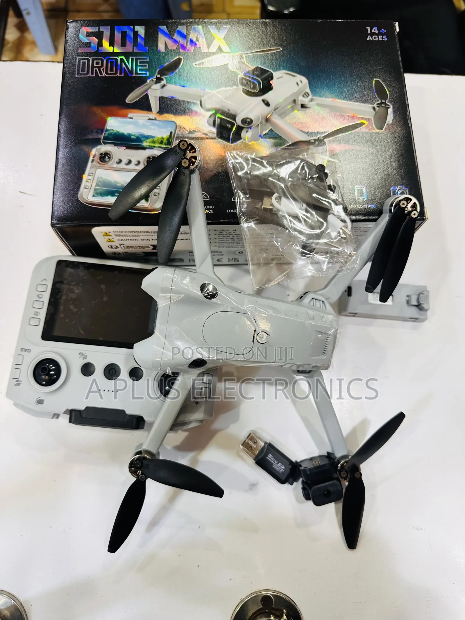 S101 Drone Double Camera With Screen–Remote Control Drone With Monitor