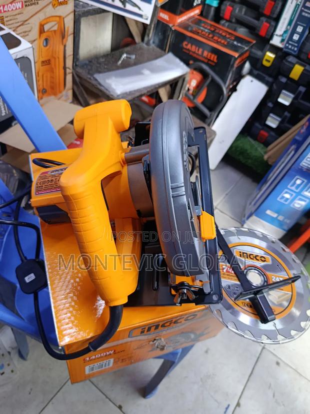 Ingco Indurstrial 1400w Circularsaw - thumbnail 2
