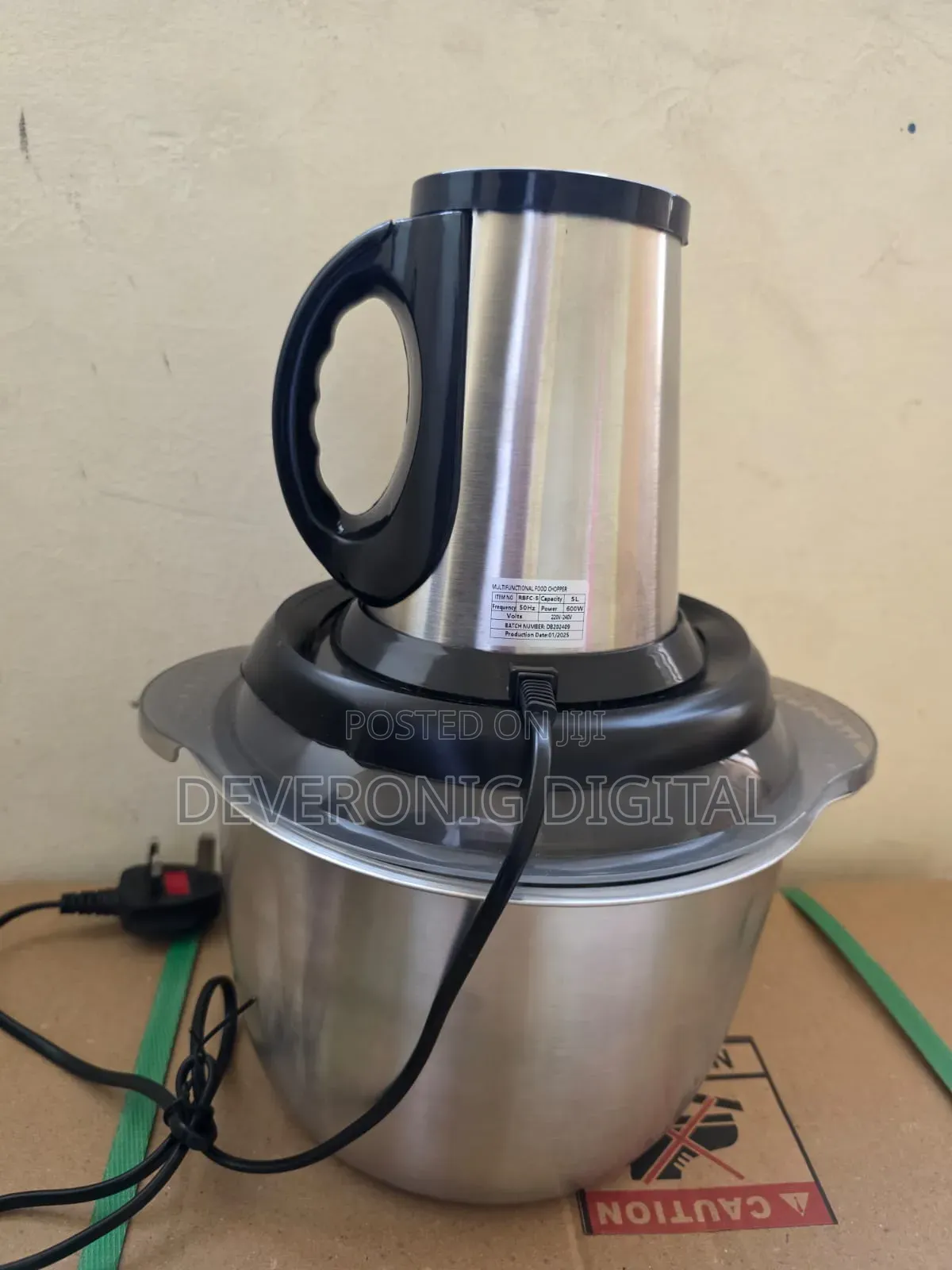 Electric Chopper 5 Litres