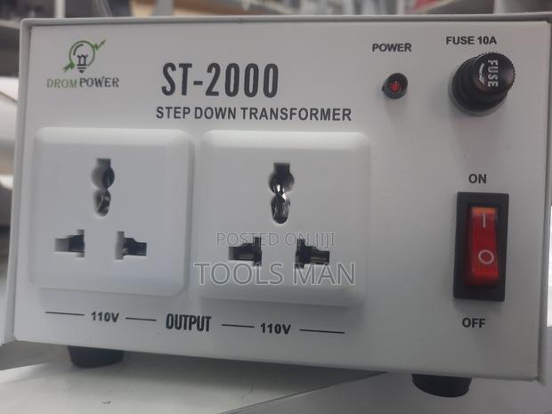 Step-Down Transformer 2000w. 240v to 110v Drom Power St-2000