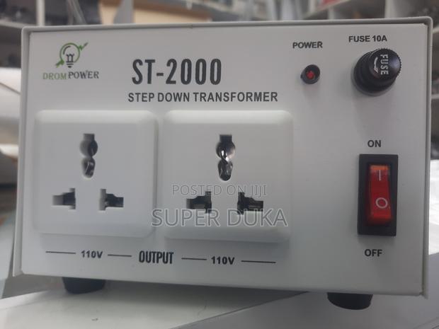 Drom Power St-2000 Step Down Transformer 2000w 240v to 110v