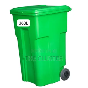 360ltrs Heavy Duty Plastic Pedal Bin