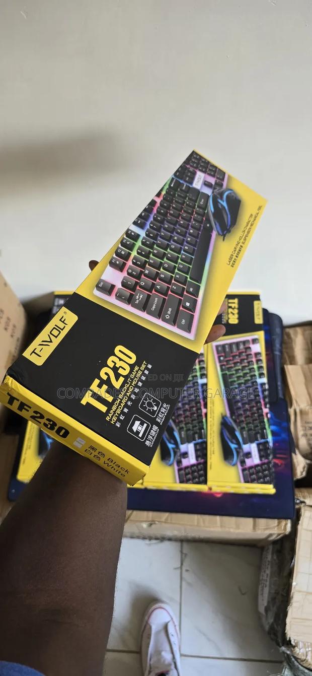 T-Wolf Tf230 Wired RGB Keyboard and Mouse Set. - thumbnail 2