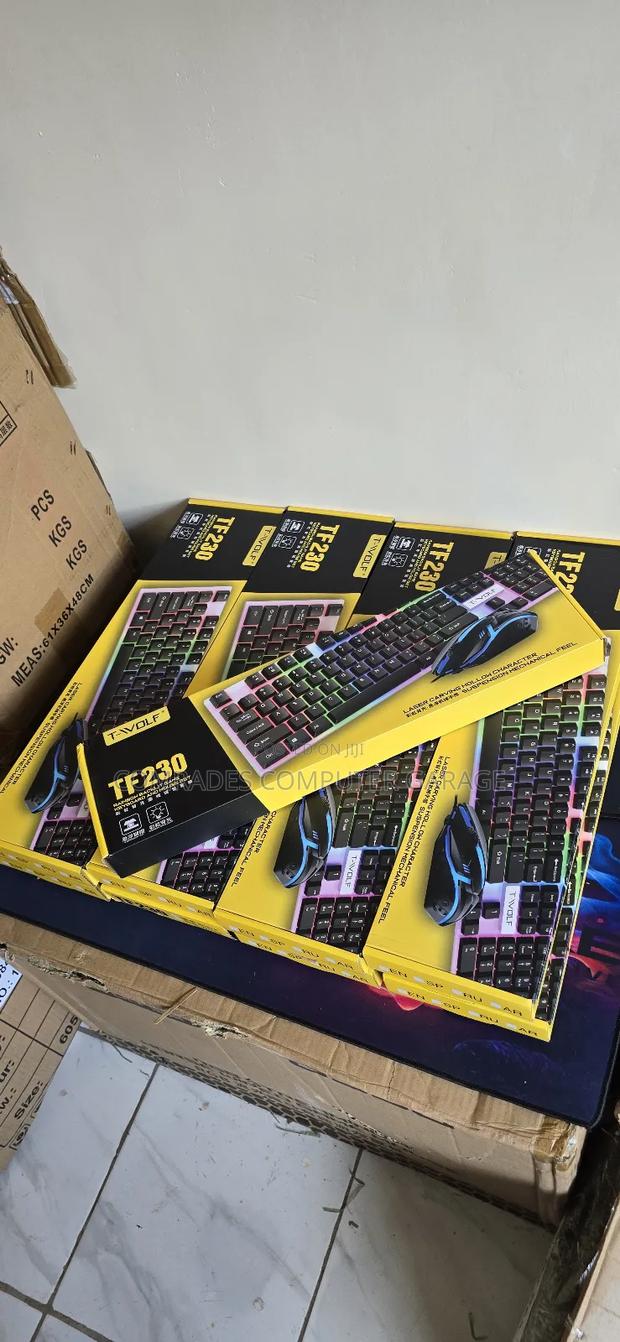 T-Wolf Tf230 Wired RGB Keyboard and Mouse Set. - thumbnail 3