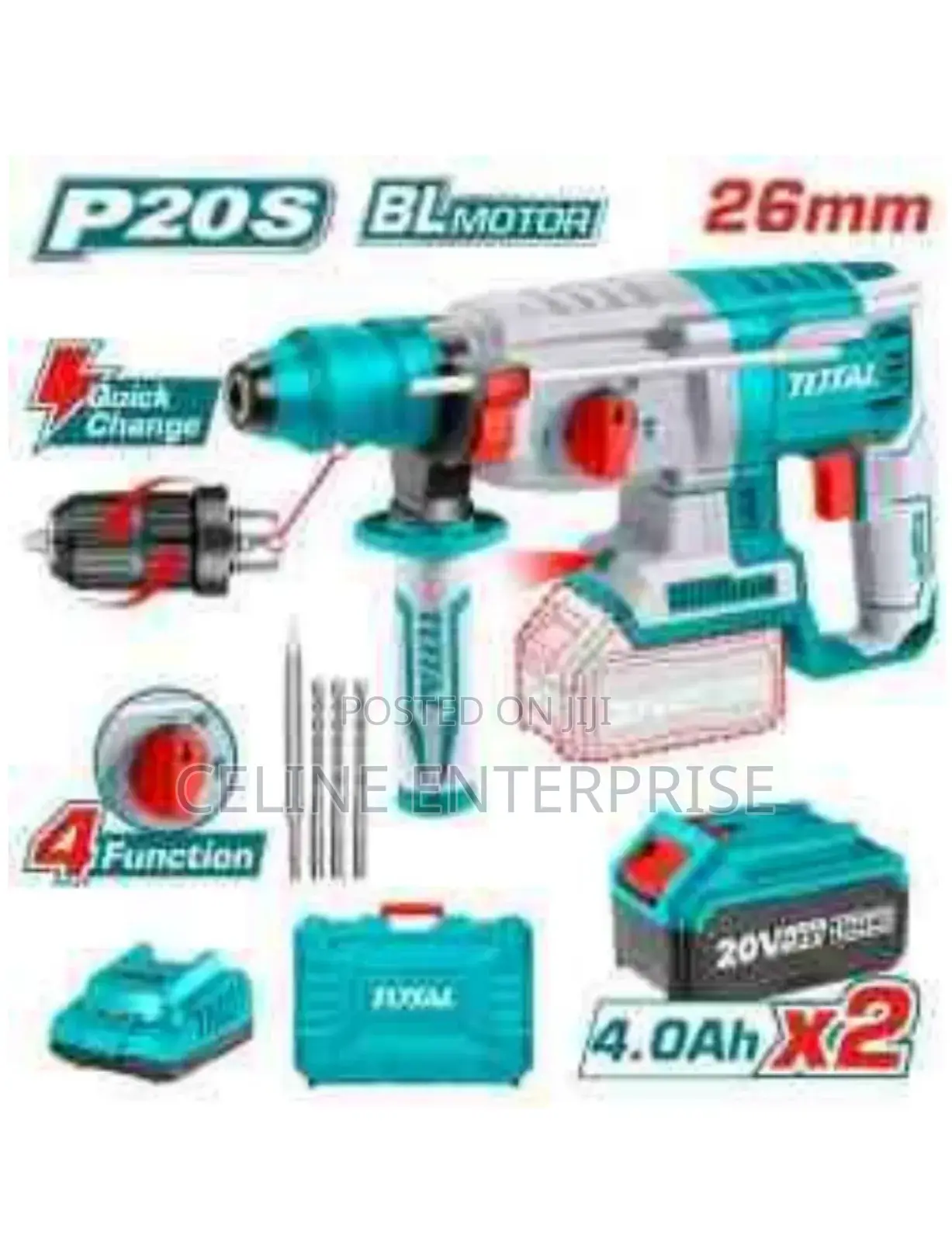 Lithium-Ion Rotary 
Hammer
