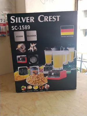 Silver Crest 4500w Commercial Blender – Crushes Ice, Bones