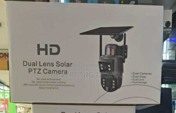 Wifi Ubox 4mp Dual Lens Solar PTZ Camera