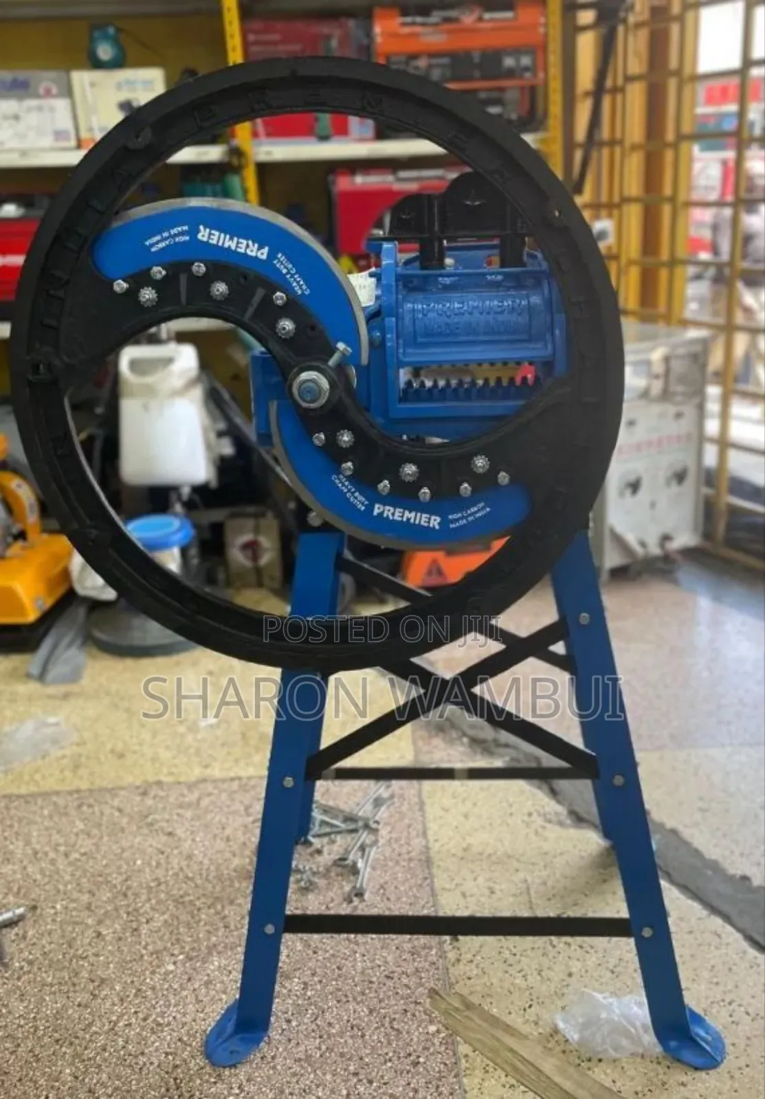 Heavy Duty 2 Blade Chuffcutter With Mortar Stand/2 Blades Chuffcutter