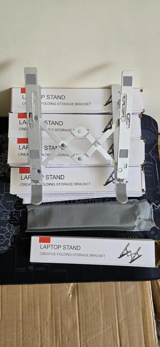 Aluminium Folding Storage Laptop Stand. - main view