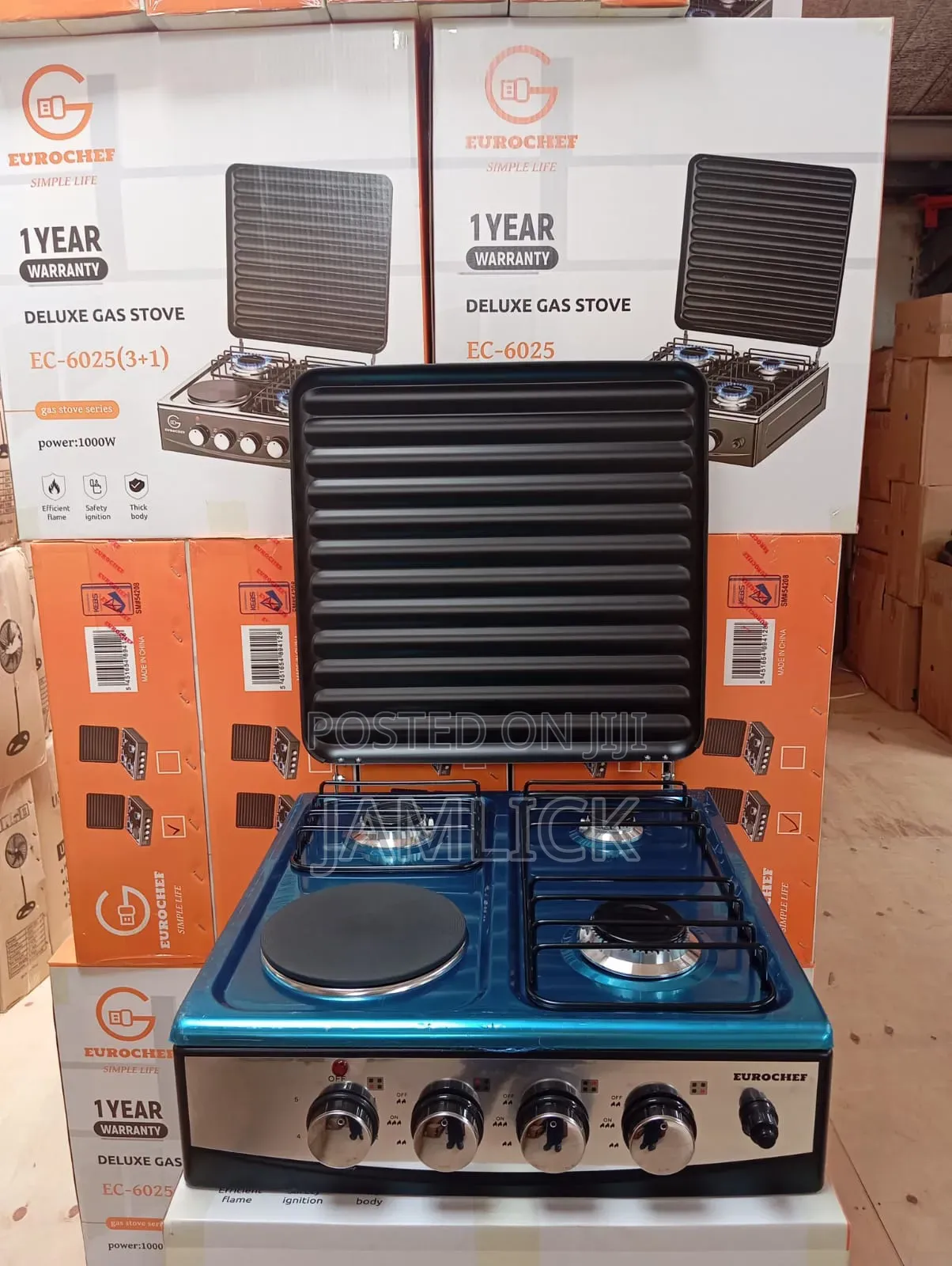 3+1 Table Top Gas Burner –Jf