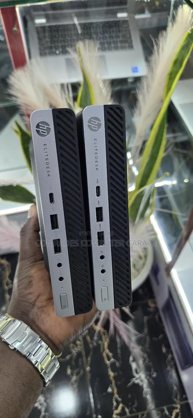 Desktop Computer HP EliteDesk 800 G4 8GB Intel Core I7 SSD 256GB - thumbnail 2