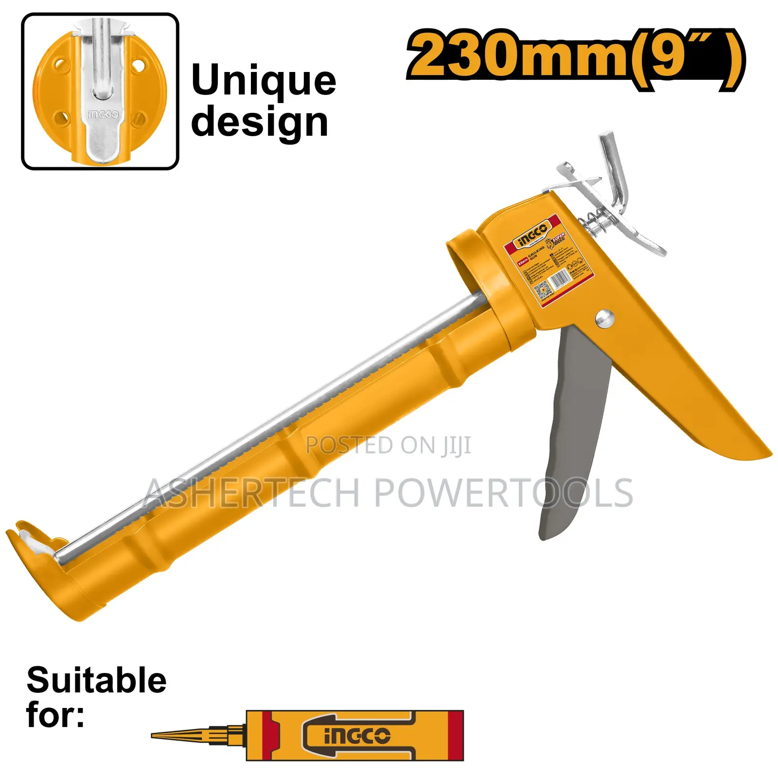 Ingco Hcg1809 "9"" Caulking Gun
