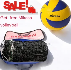 Volleyball Net With Free Mikasa Volleyball