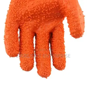 A Pair of Hard Silicone Latex Studded Gloves