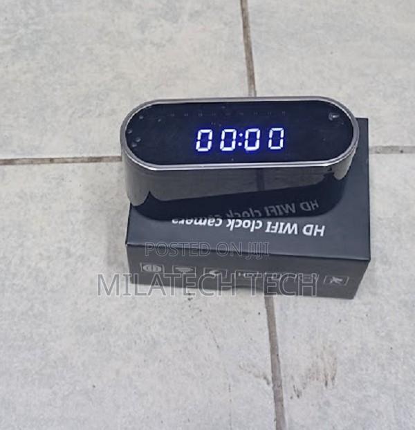 Home Surveillance Table Clock Camera - main view