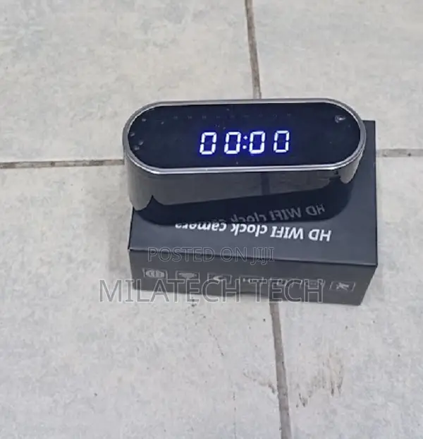 Home Surveillance Table Clock Camera