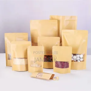 50pcs Kraft Pouch Bags.- Dh